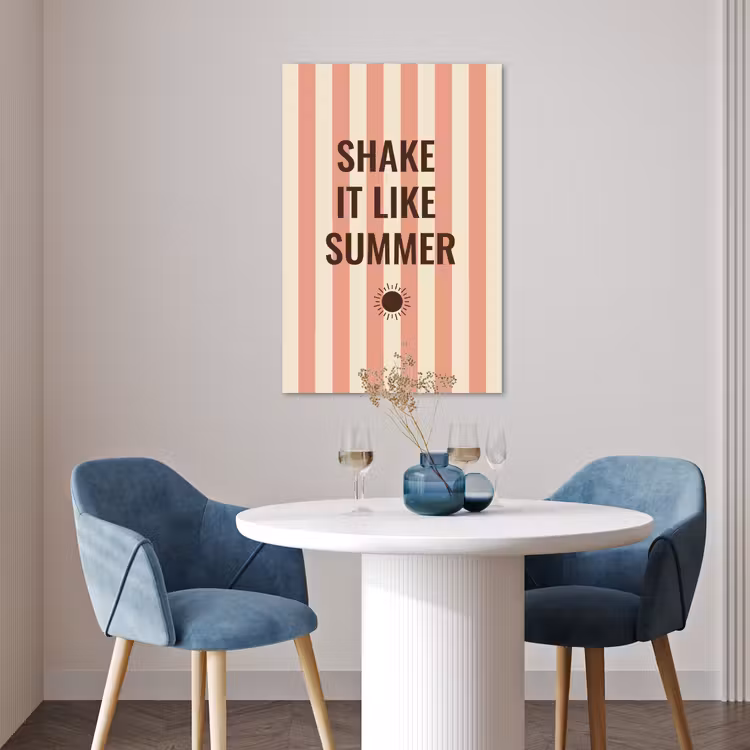 Poster - Zomer - Quote - Strepen — 4