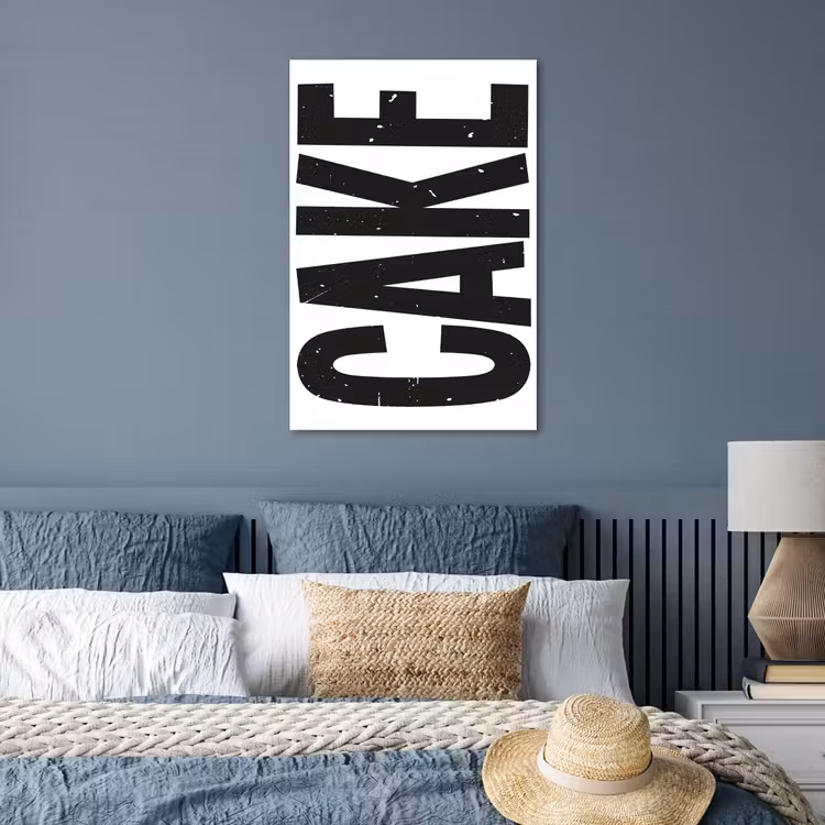 Poster - Zwart - Cake - Eten - Decoratie — 3