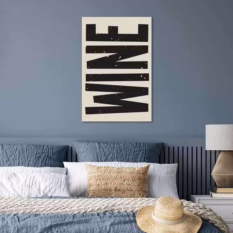 Poster - Zwart - Wijn - Decoratie - Vintage — 3