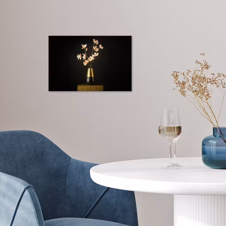 Poster - Sierlijk - Boeket - Goud - Vaas — 4
