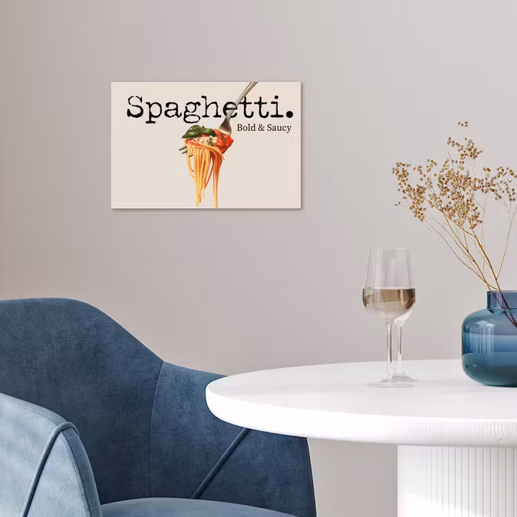 Poster - Spaghetti - tomatensaus - Parmezaanse kaas — 4