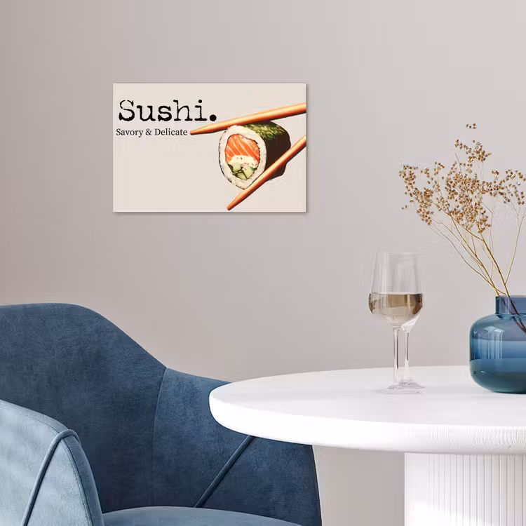 Poster - Sushi - Zalm - Rijst - Japans — 4