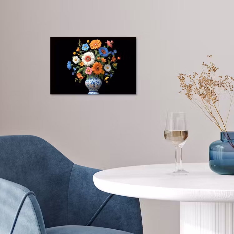 Poster - Vaas - Boeket - Bloemen - Kleur — 4
