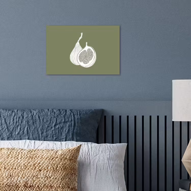 Poster - Vijgen - Minimalistisch - Getekend - Mosgroen — 3