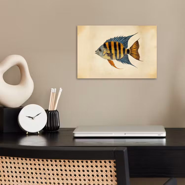 Poster - Vis - Tropisch - Strepen - Vinnen — 2