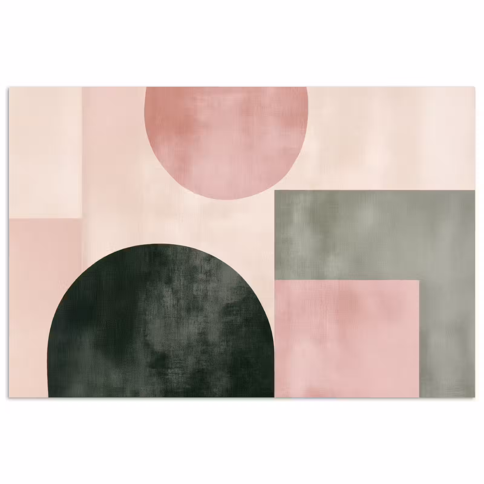 Poster - Vormen - Abstract - Cirkel - Zwart — 1