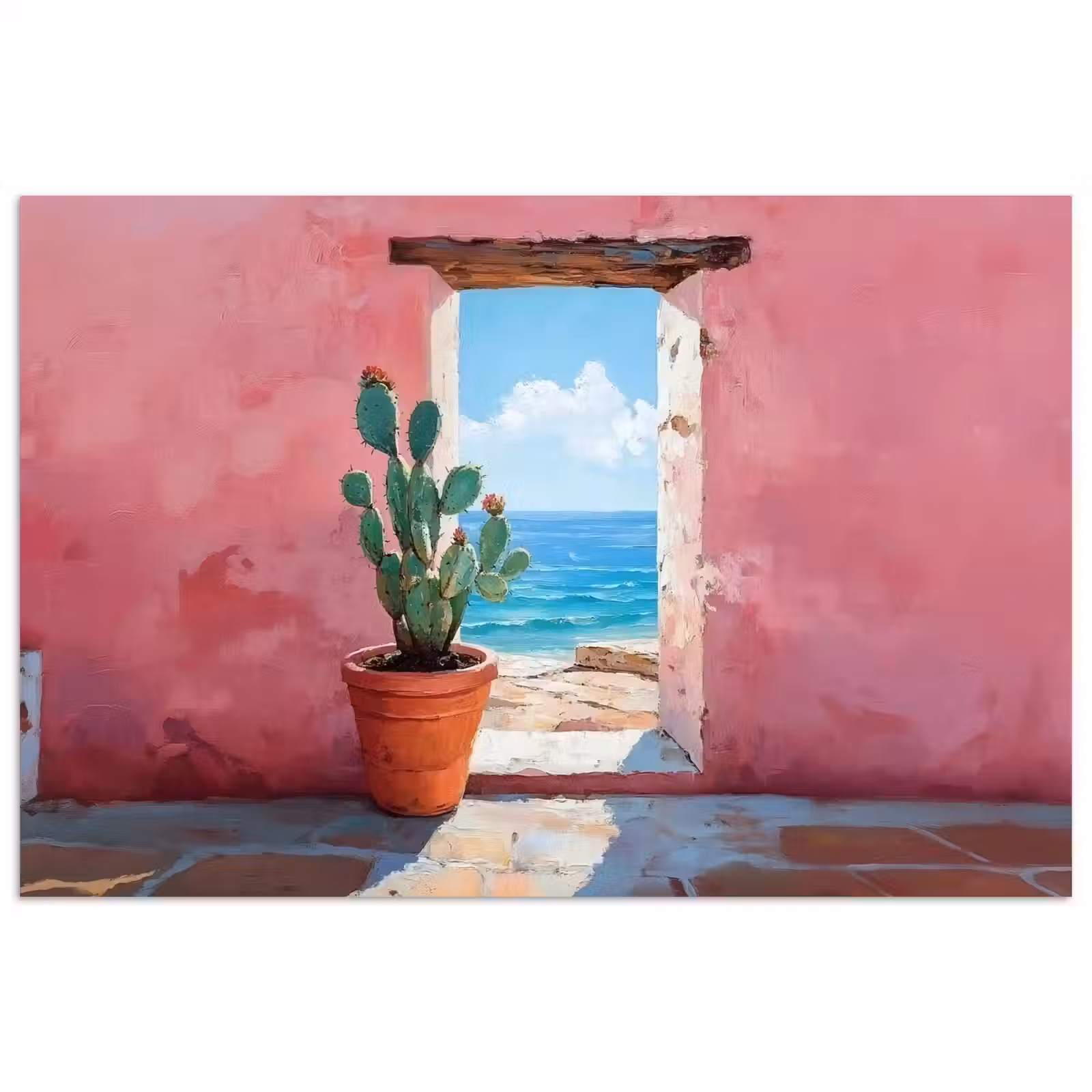 Poster - Zee - Roze - Cactus — 1