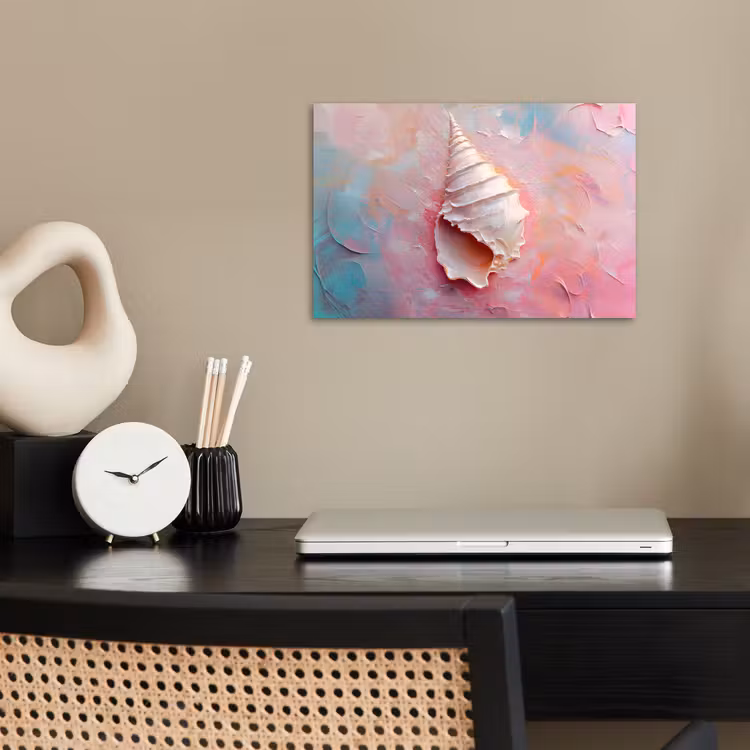 Poster - Schelp - Pastel - Pink — 2