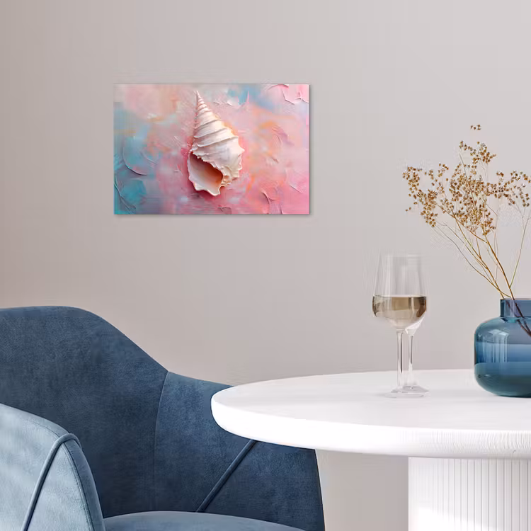 Poster - Schelp - Pastel - Pink — 4