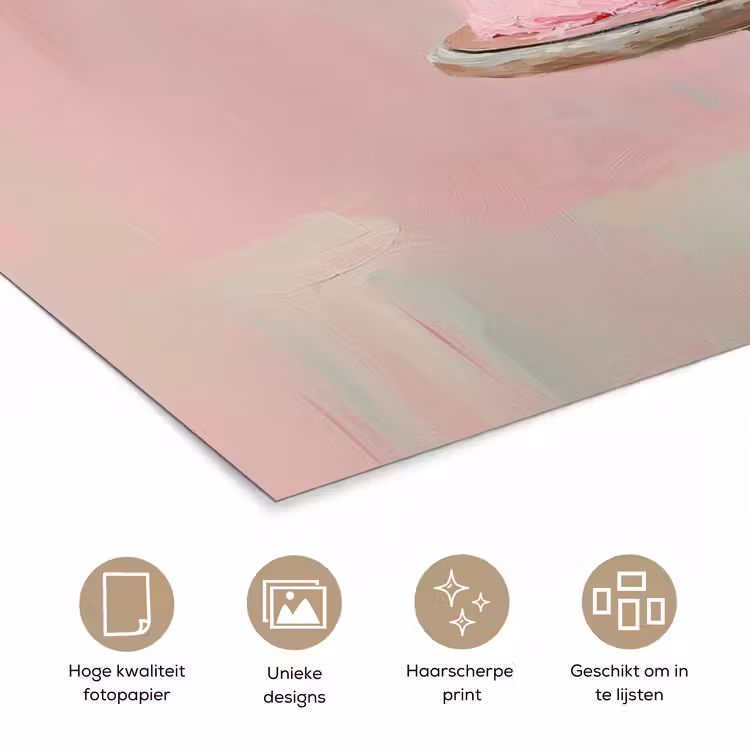 Poster - Taart - Pink - Cherry — 5