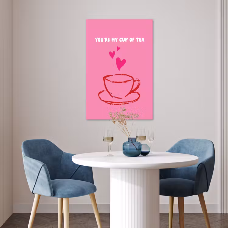 Poster - Thee - Roze - Valentijn - Tekst — 4