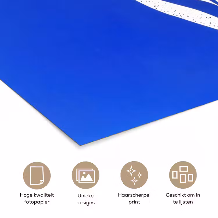 Poster - Tulp - Minimalistisch - Bladeren - Wit — 5