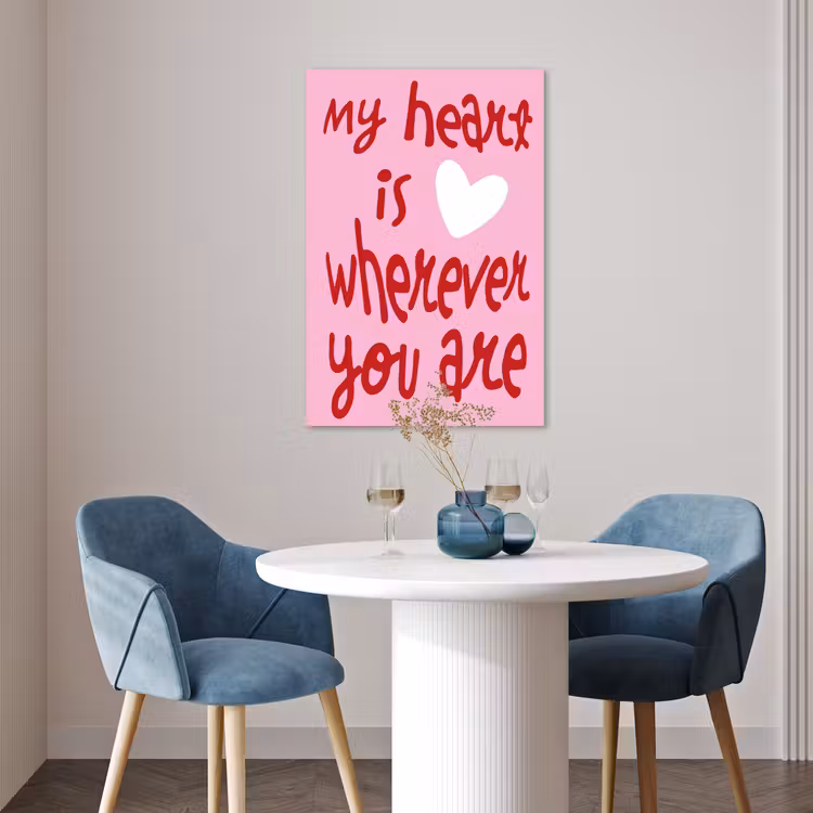 Poster - Valentijn - Hart - Liefde - Roze — 4