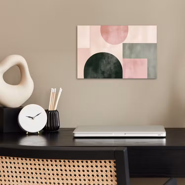 Poster - Vormen - Abstract - Cirkel - Zwart — 2