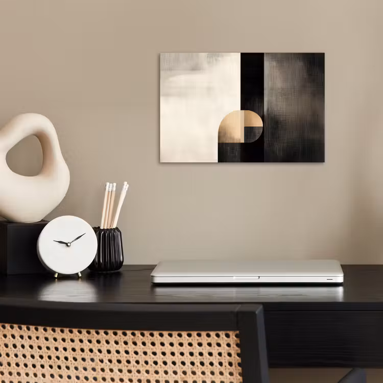 Poster - Vormen - Modern - Zwart — 2