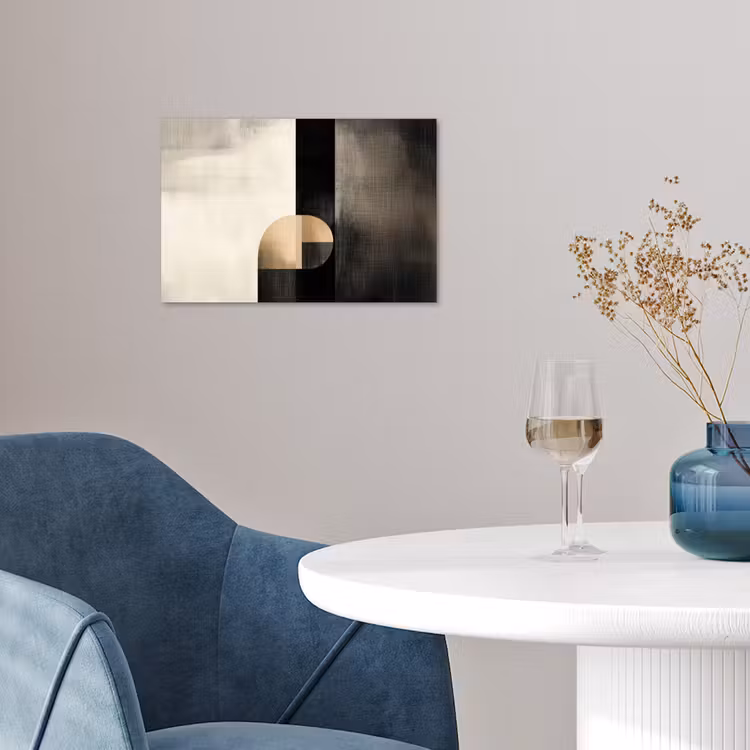 Poster - Vormen - Modern - Zwart — 4