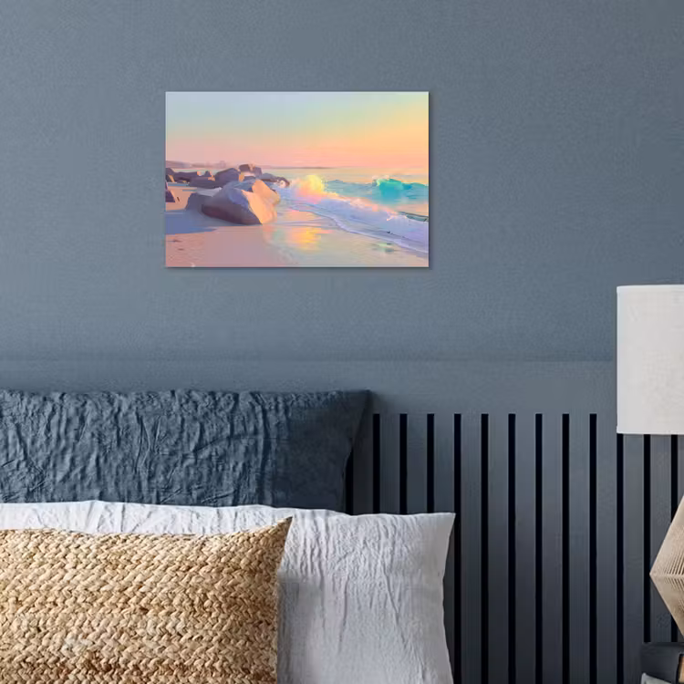 Poster - Zomerlicht - Strand - Fonkelende accenten — 3