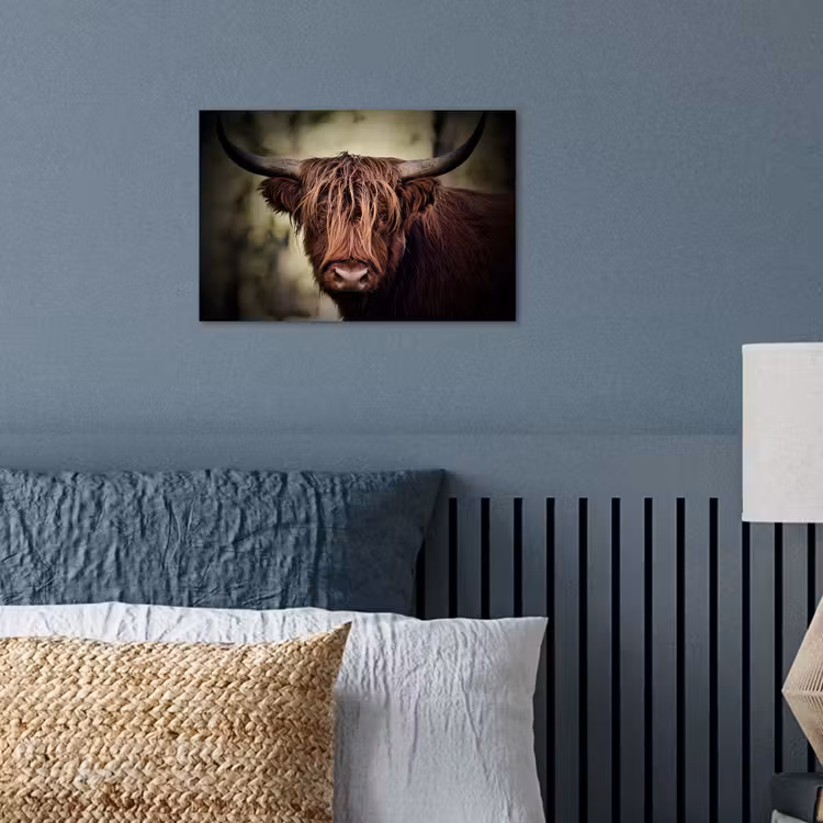 Poster - Schotse hooglander - Licht - Portret - Natuur — 3