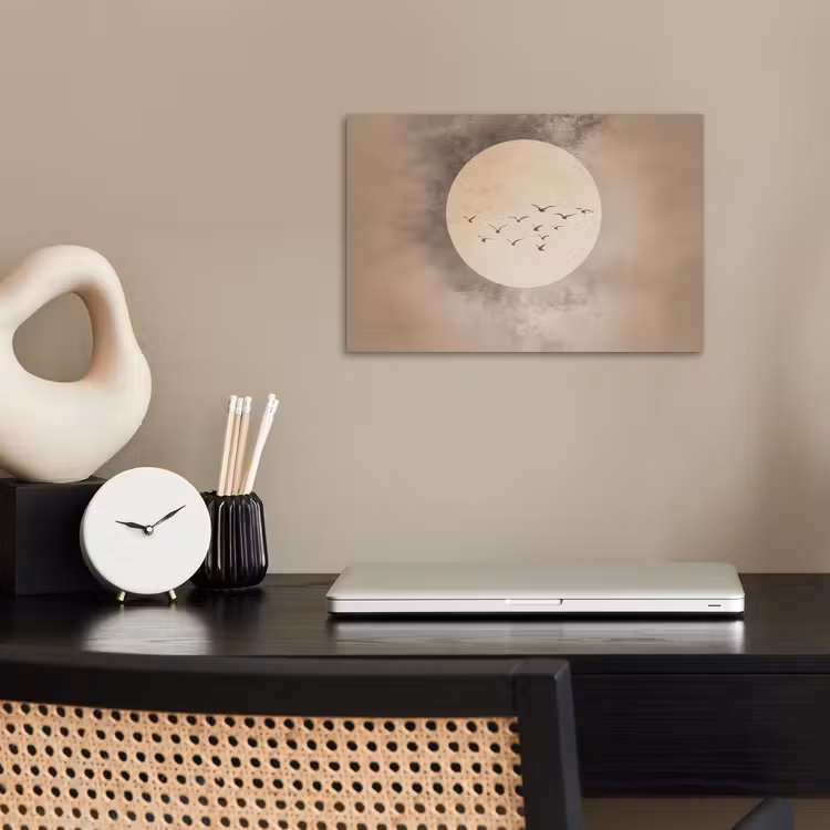 Poster - Vogel - Beige - Japandi — 2