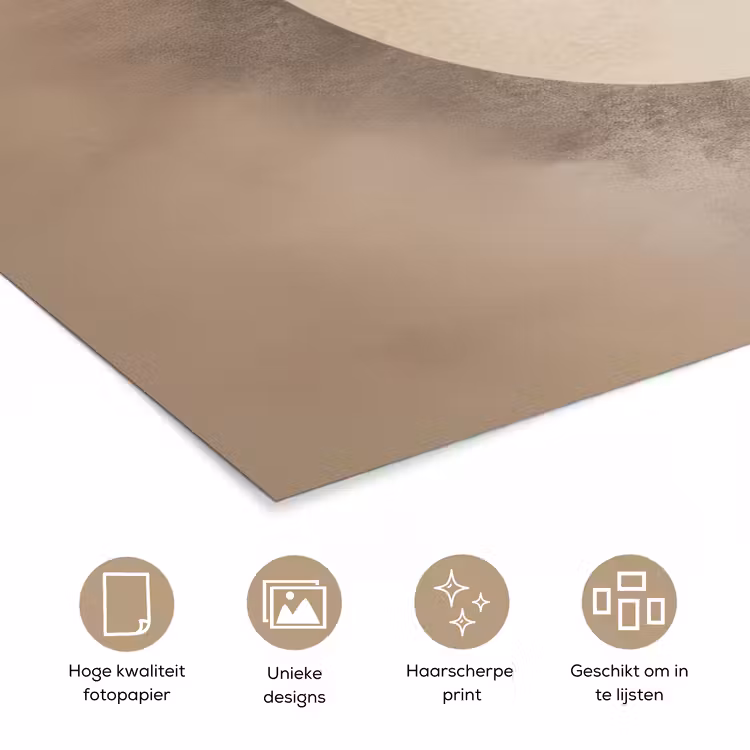 Poster - Vogel - Beige - Japandi — 5