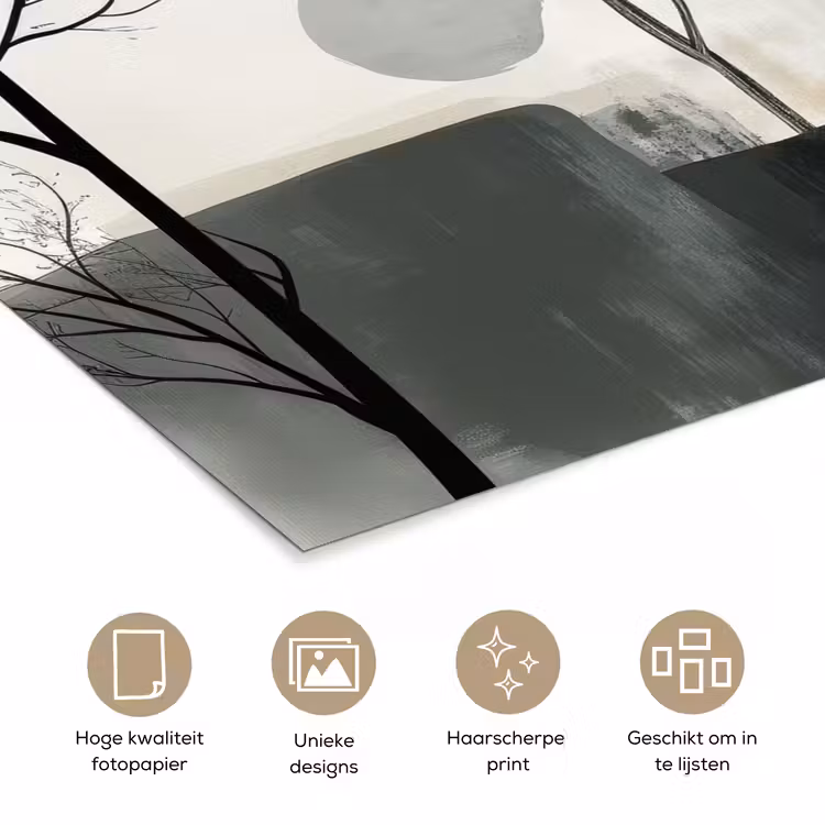 Poster - Wabi sabi - Beige - Plant — 5