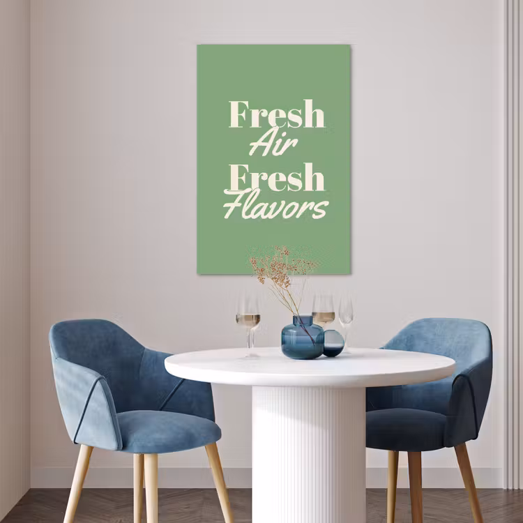 Poster - Tekst - Groen - Sierlijk - Letters — 4