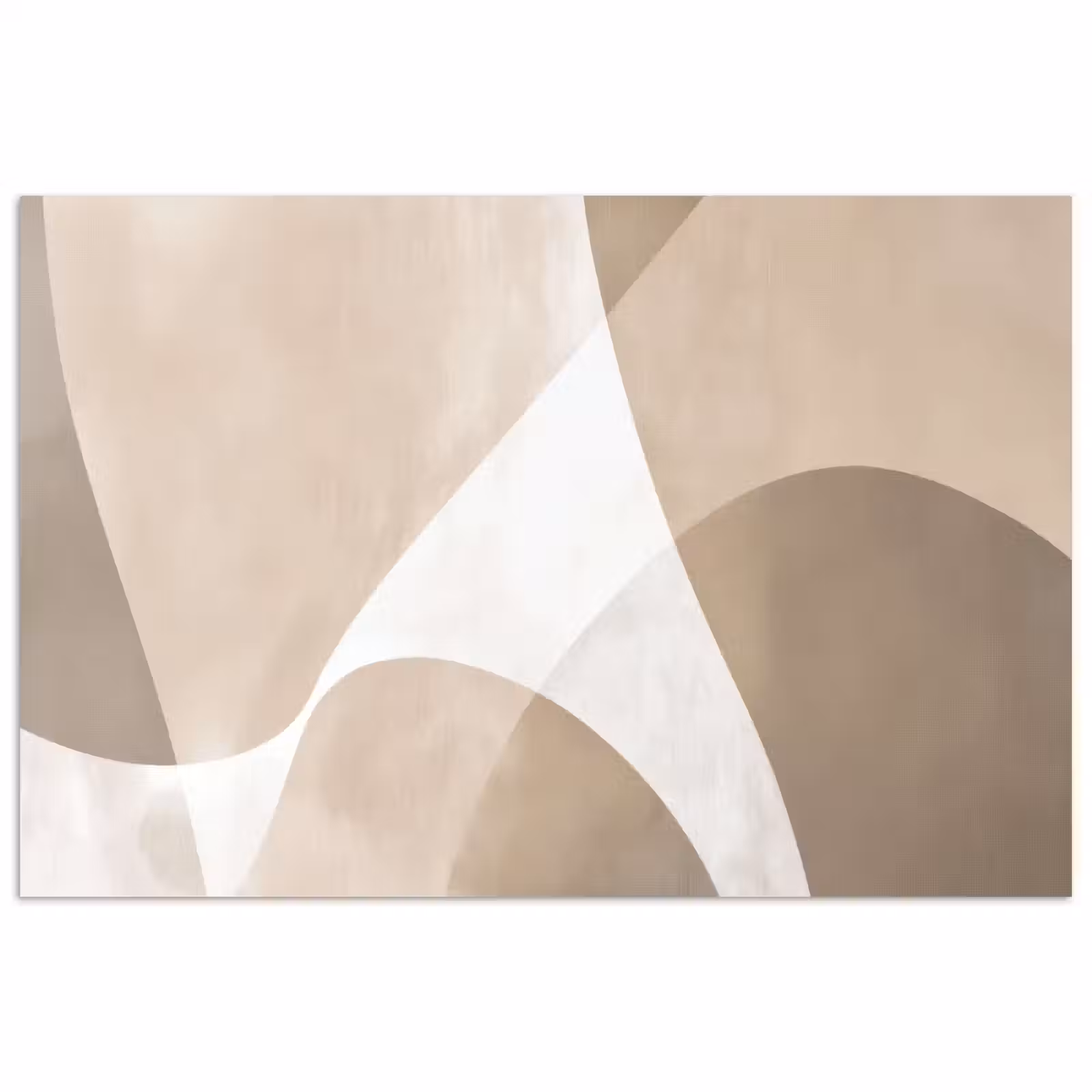 Poster - Vloeiende vlakken - Harmonieus - Golvend — 1