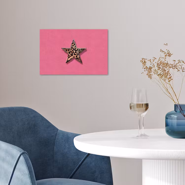 Poster - Ster - Luipaard - Print - Roze — 4