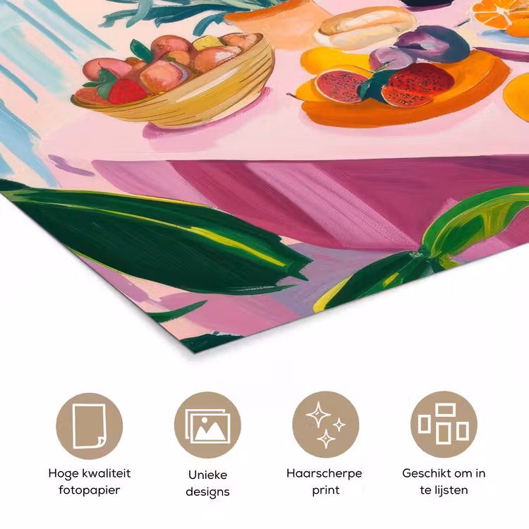 Poster - Tafel - Wijn - Fruit — 5