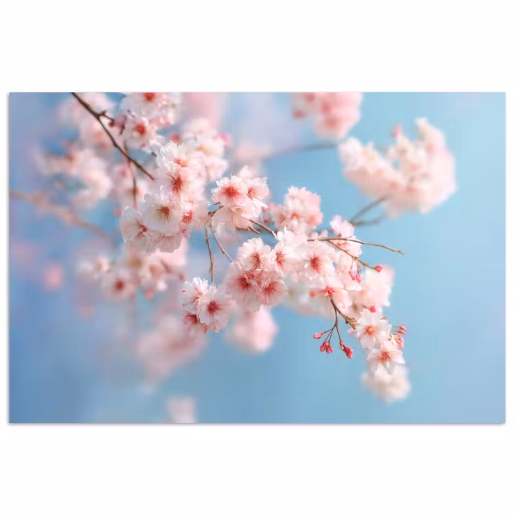 Poster - Takken - Bloesems - Roze — 1