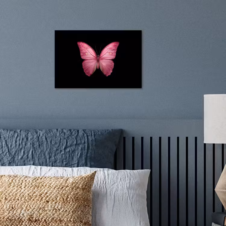 Poster - Vlinder - roze - Elegant — 3