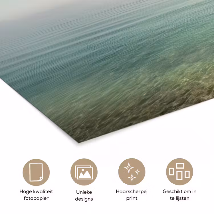 Poster - Zee - Horizon - Blauw - Mist — 5