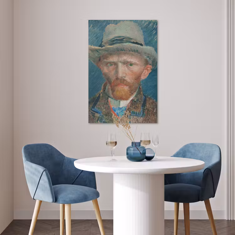 Poster - Zelfportret 1887 - Schilderij van Vincent van Gogh — 4