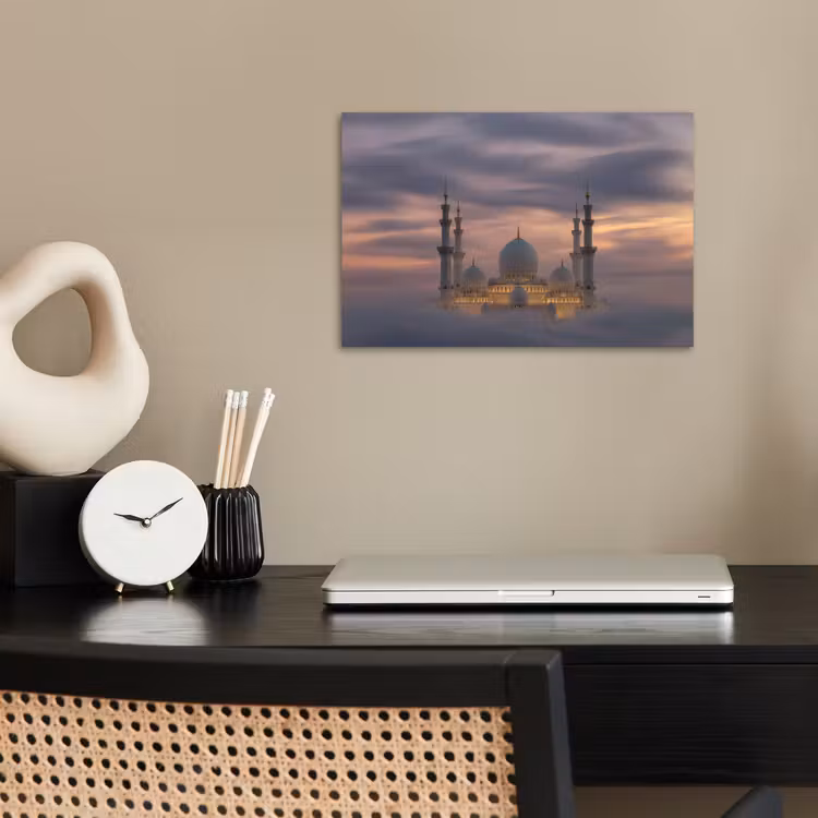 Poster - Zonsondergang - Moskee - Wolken - Islamitisch — 2