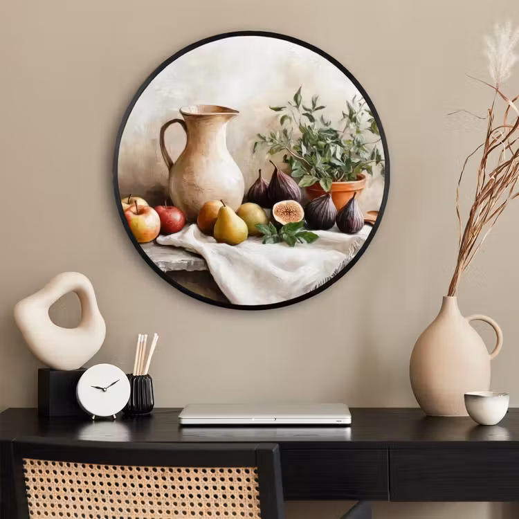 Ronde fotolijst - Fruit - Kruiden - Landelijk — 2