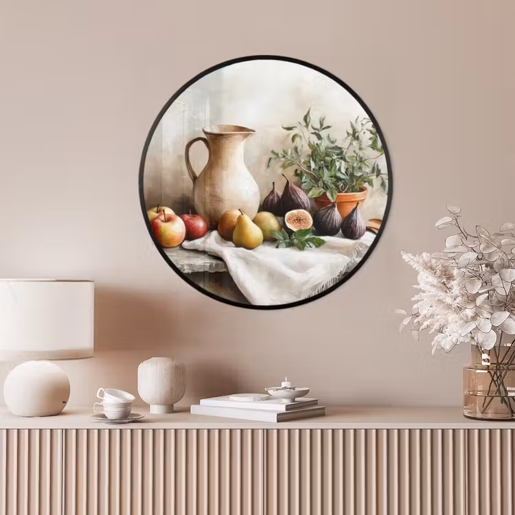 Ronde fotolijst - Fruit - Kruiden - Landelijk — 4