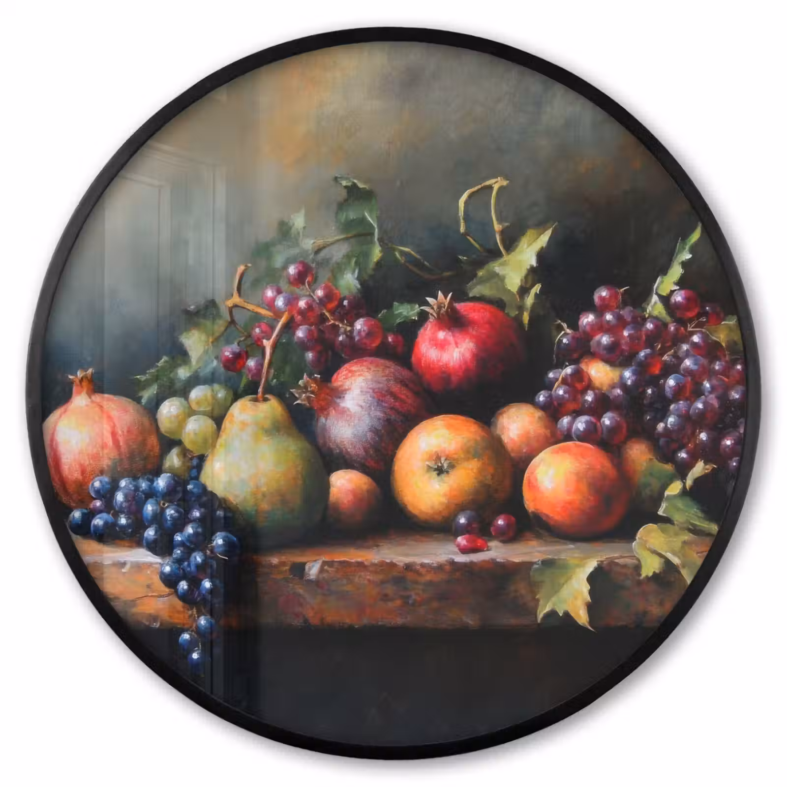 Ronde fotolijst - Rustiek - Stilleven - Fruit — 1