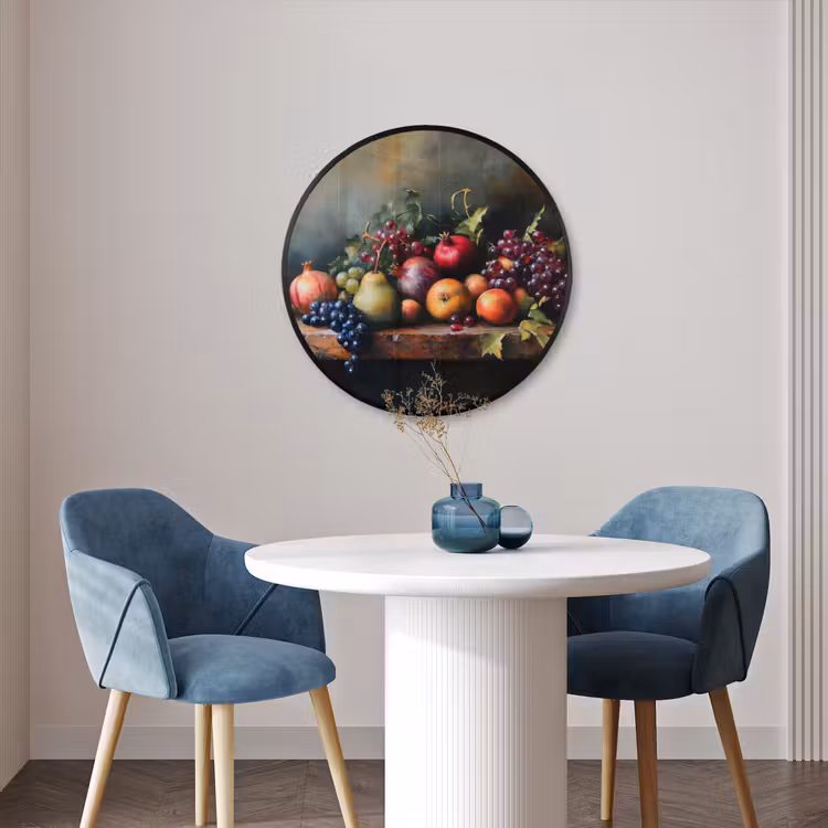 Ronde fotolijst - Rustiek - Stilleven - Fruit — 3