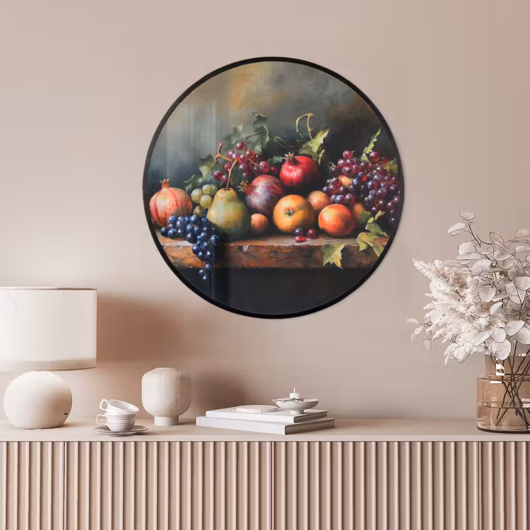 Ronde fotolijst - Rustiek - Stilleven - Fruit — 4