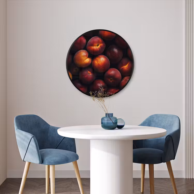 Ronde fotolijst - Fruit - Close up - Nectarines — 3