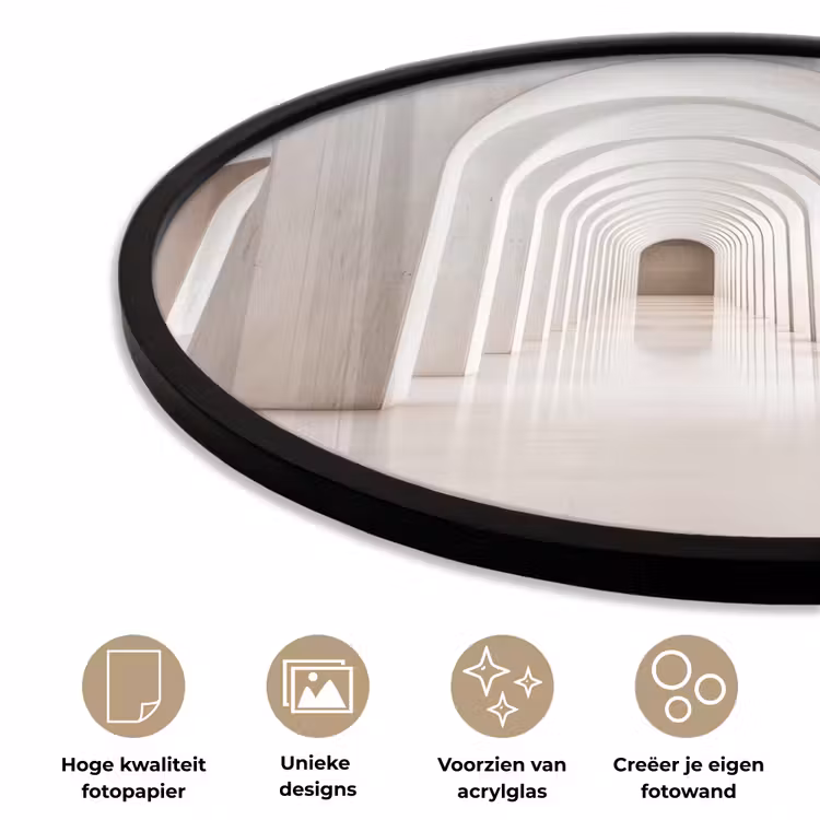 Ronde fotolijst - Hal - Bogen - Symmetrisch - Modern — 5