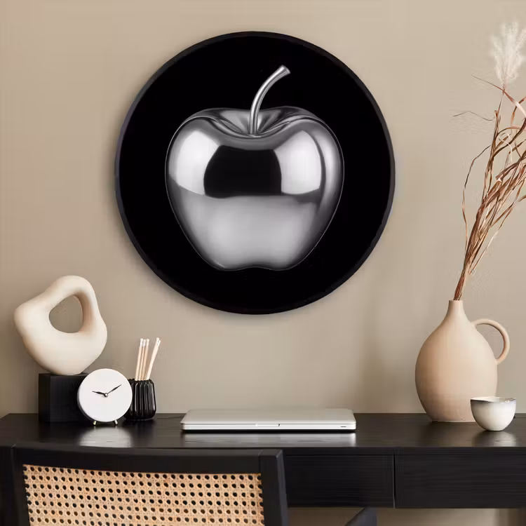 Ronde fotolijst - Appel - Metallic - Symmetrisch — 2