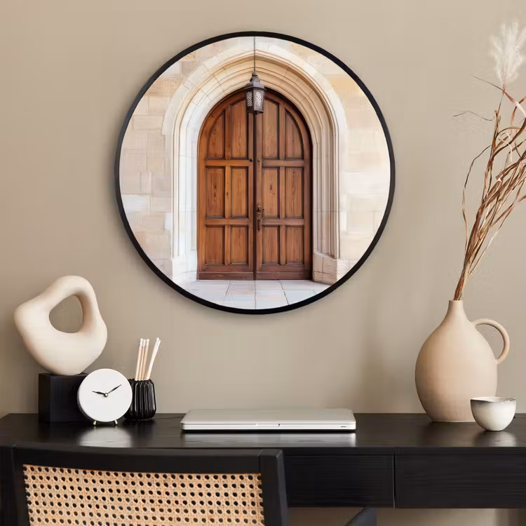 Ronde fotolijst - Houten - Deur - Lantaarn — 2