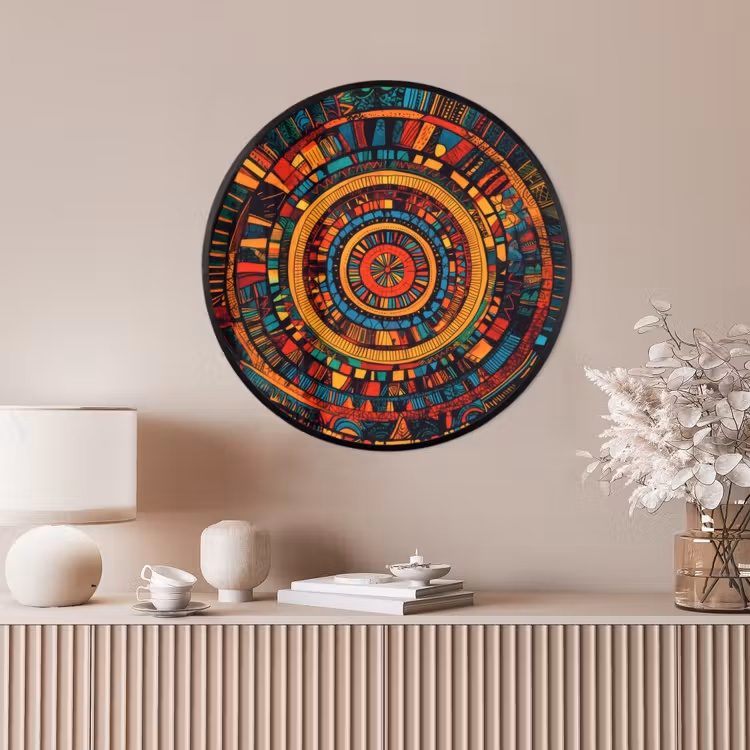 Ronde fotolijst - Mandala - Cirkels - Patronen — 4