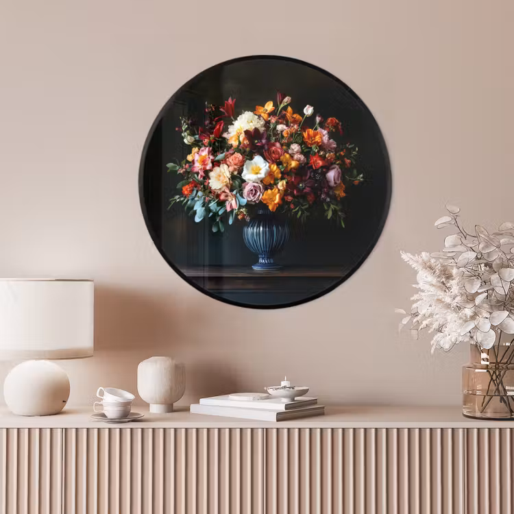 Ronde fotolijst - Groot - Bloemen - Vaas - Boeket — 4