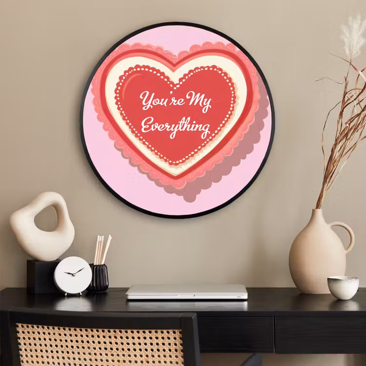 Ronde fotolijst - Liefde - Hart - Valentijn — 2