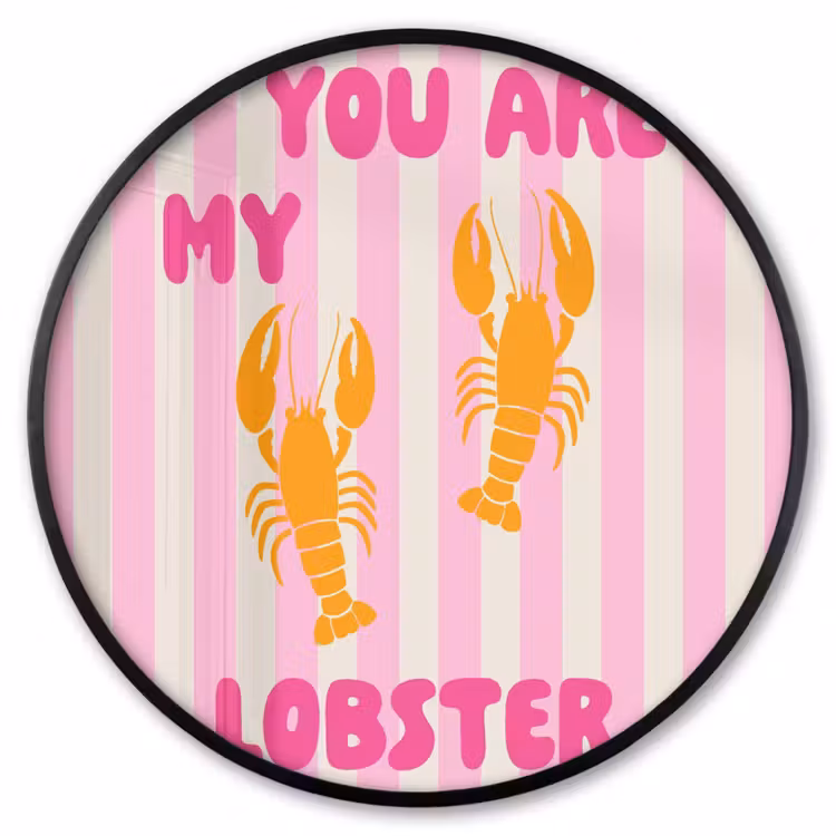 Ronde fotolijst - Lobster - Love - Valentijn — 1