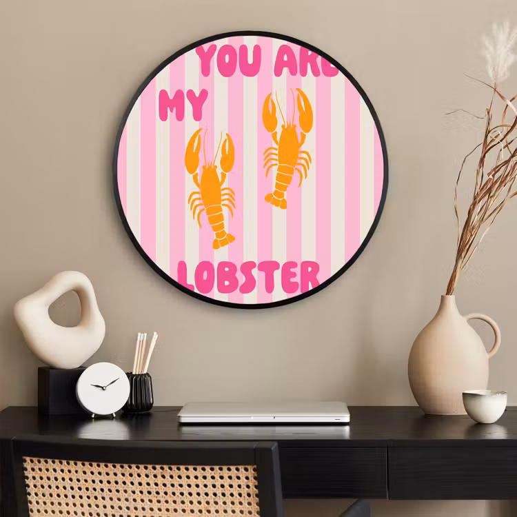 Ronde fotolijst - Lobster - Love - Valentijn — 2