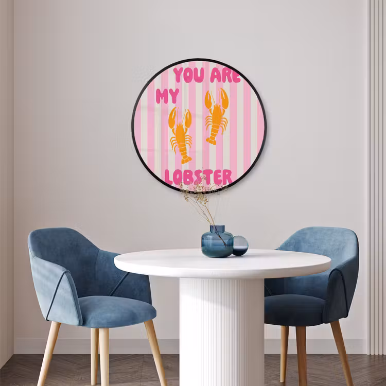 Ronde fotolijst - Lobster - Love - Valentijn — 3