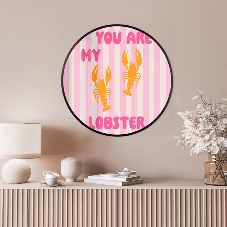 Ronde fotolijst - Lobster - Love - Valentijn — 4